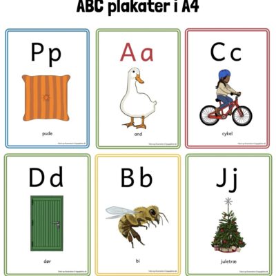 Plakater - ABC  (Print selv)
