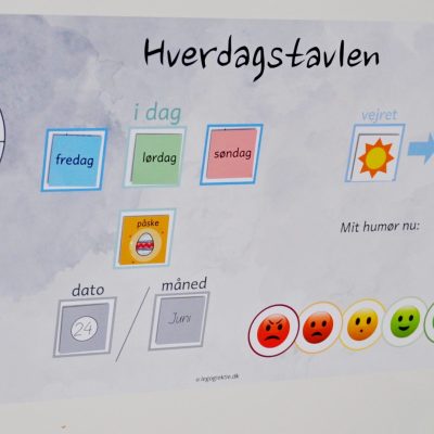 Hverdagstavlen - KUN plakat og velcro