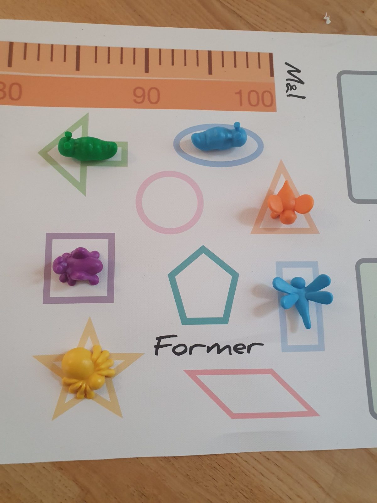 Dinosaur til visuel læring med tal og talmængder - Billede 3