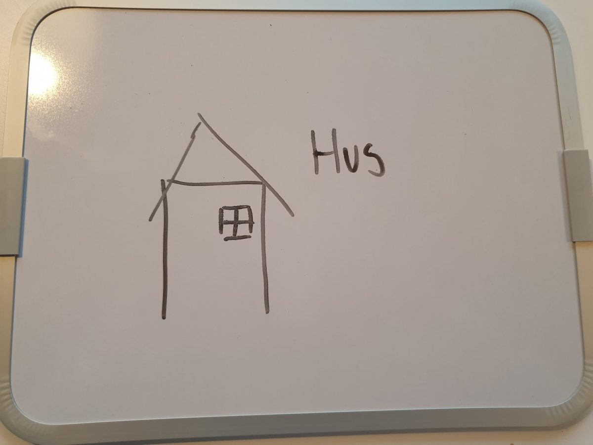 2 x lommer med tuscher og en lille whiteboard tavle - Billede 7