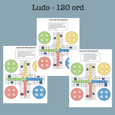 Ludo - 120 ord (Print selv)