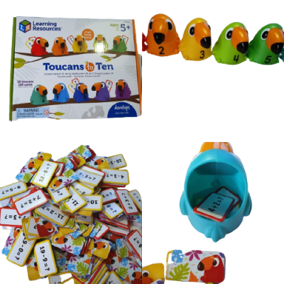 Tucan regnespil - læringspil med plus og minus