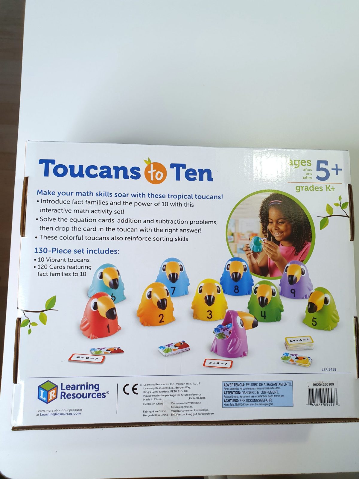 Tucan regnespil - læringspil med plus og minus - Billede 3
