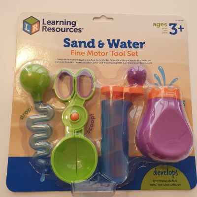 Finmotorisk legetøj - til sand og vand!