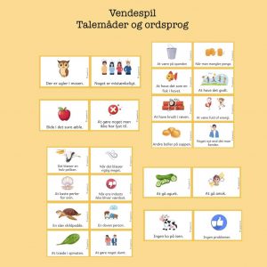 Vendespil med talemåder og ordsprog.