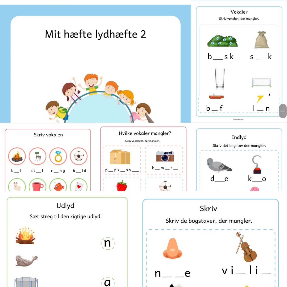 Lær bogstavernes lyde (Print selv) - Billede 3