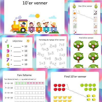 10'er venner hæfte 0.-1. klasse (Print selv)