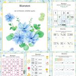 4 matematikhæfter 0.-1. klasse (Print selv) - Billede 2