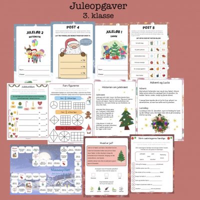 Juleopgaver 3. klasse (Print selv)