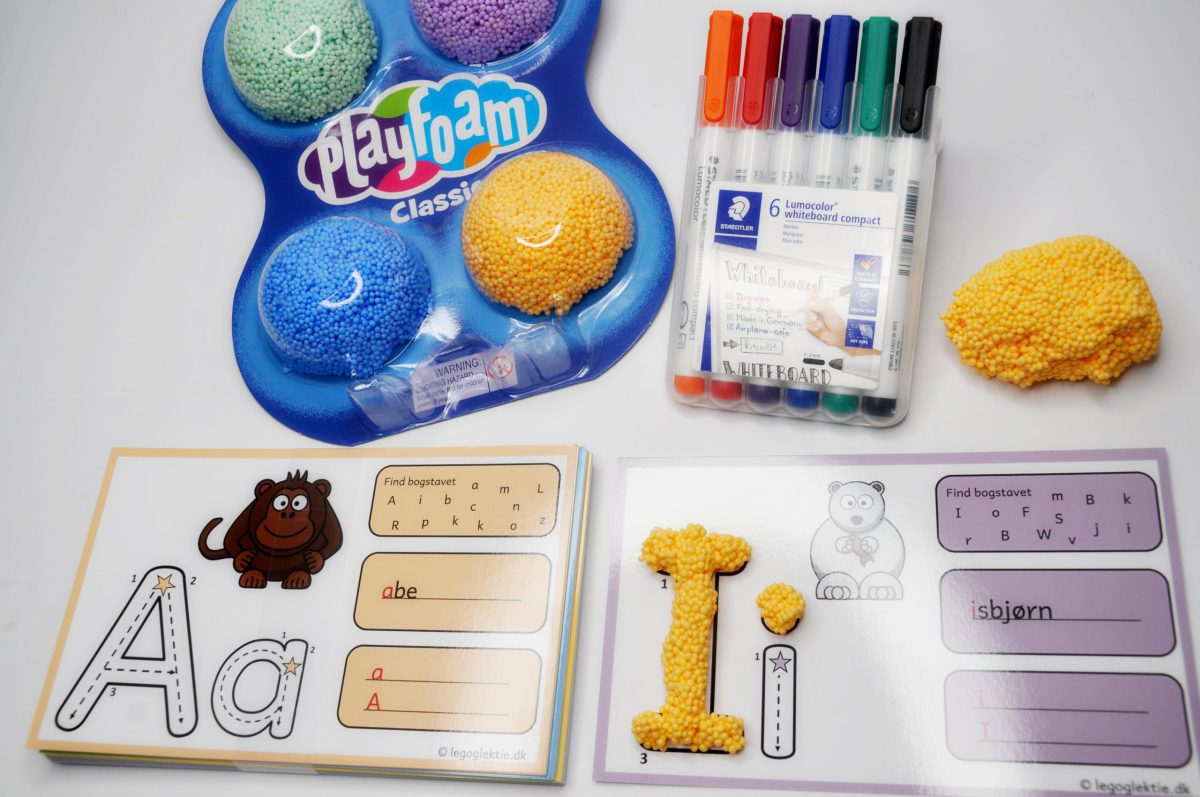 Playfoam - form bogstaver og tal - Billede 2