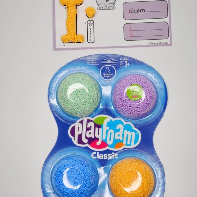 Playfoam - form bogstaver og tal