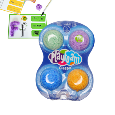 Playfoam - form bogstaver og tal