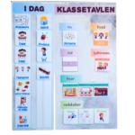 Piktogrammer til klassen - 5 klassetavler med struktur - Billede 2
