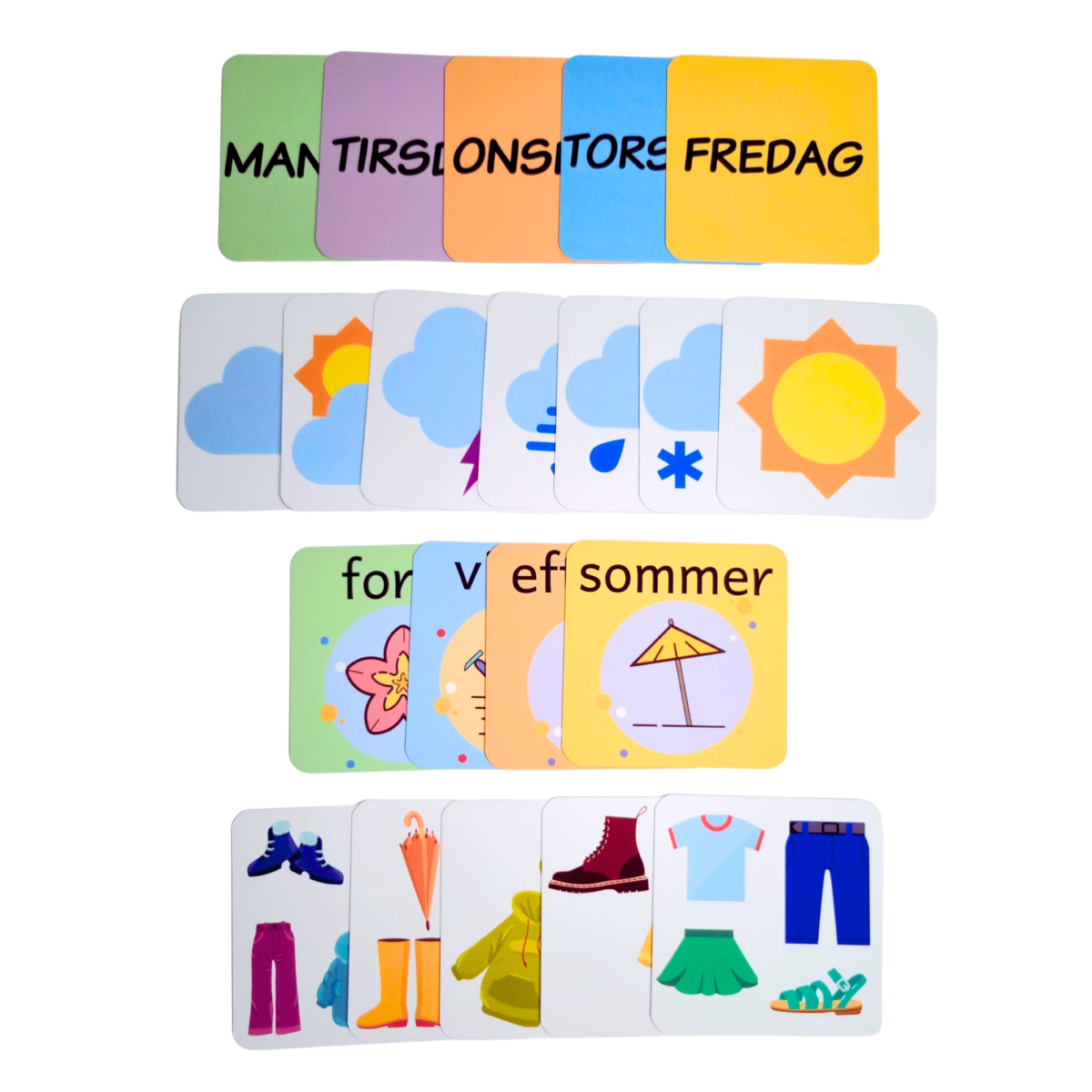 Piktogrammer til klassen - 5 klassetavler med struktur - Billede 5