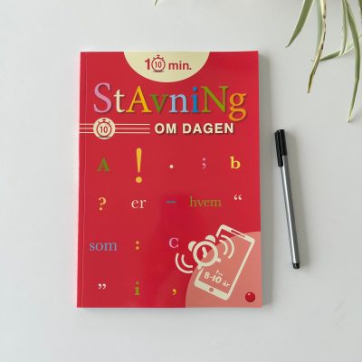 danskbog med danskopgaver til 10 minutter om dagen.