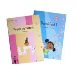2 x danskbøger - kryds og tværs & danskfest 1