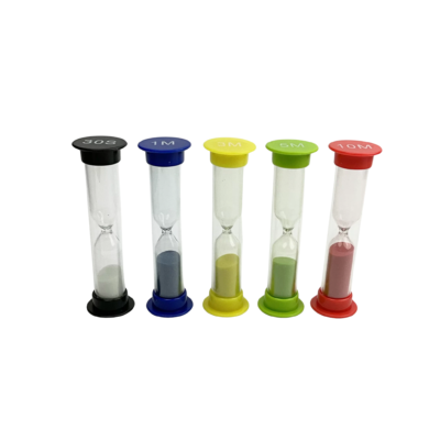 Timeglas pakke - 5 tidsenheder