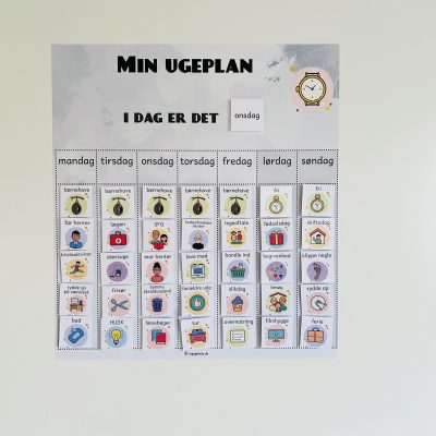 Min ugeplan pakken - overblik og forudsigelighed