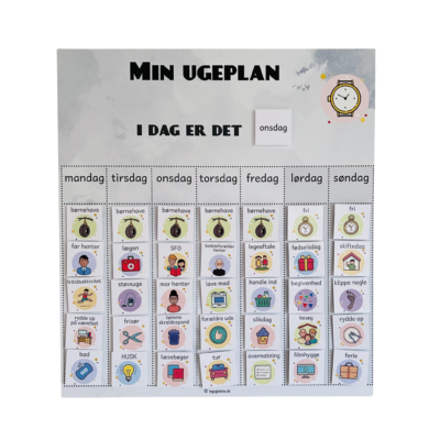 Min ugeplan pakken - overblik og forudsigelighed