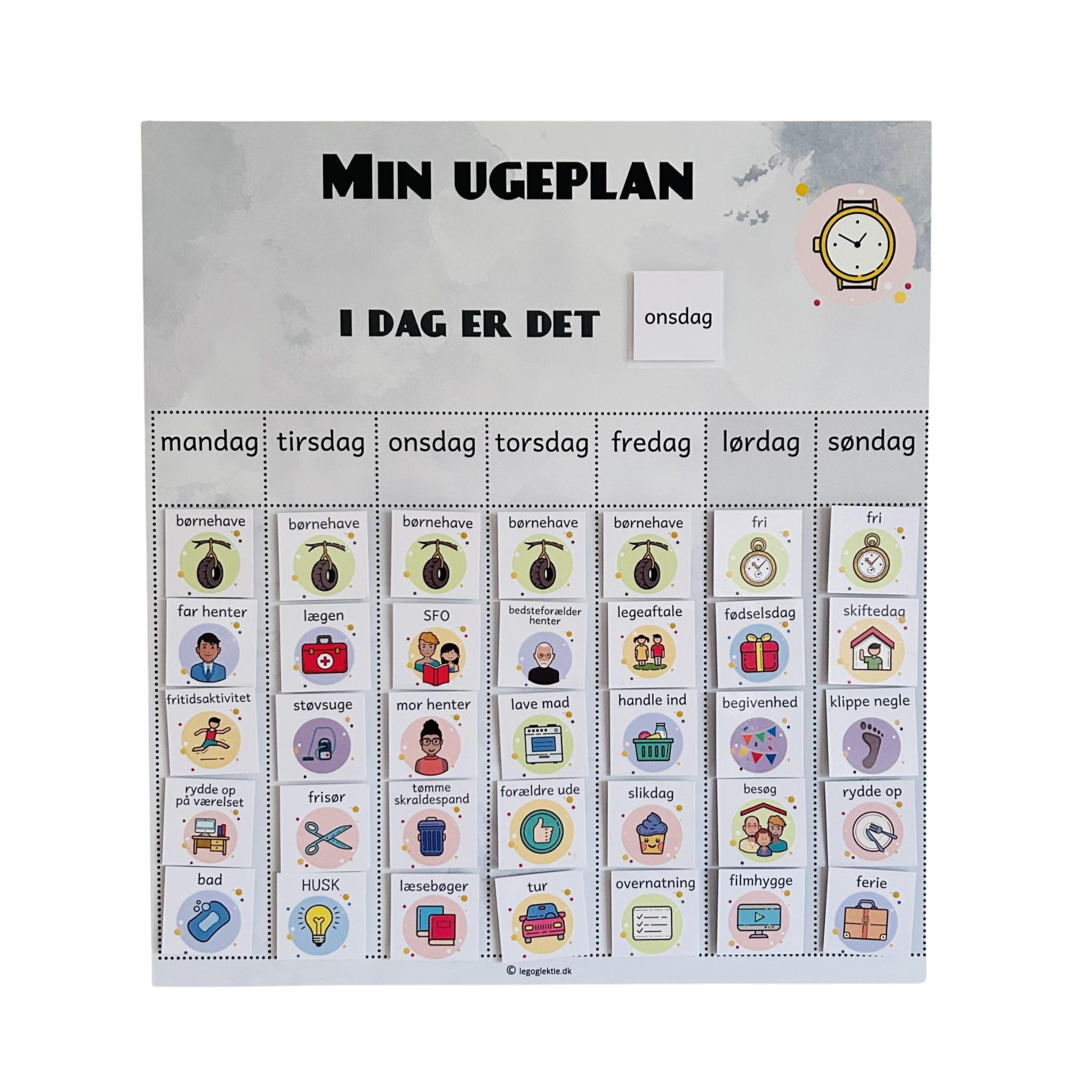 Min ugeplan pakken - overblik og forudsigelighed