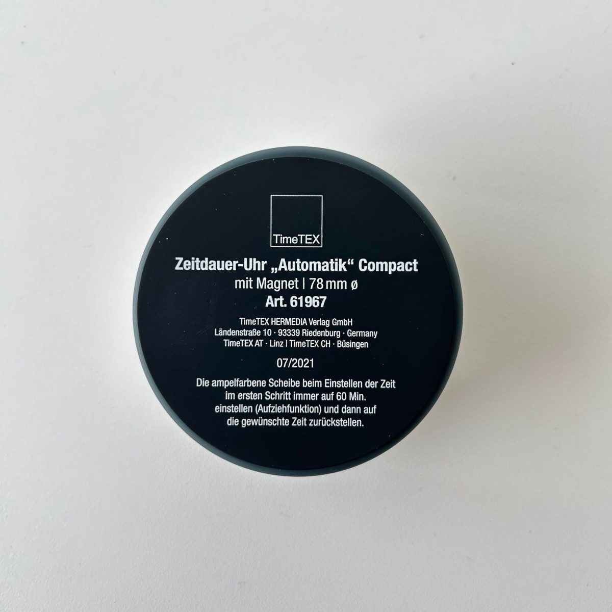 Time timer med farvekode - med magnet - Billede 3