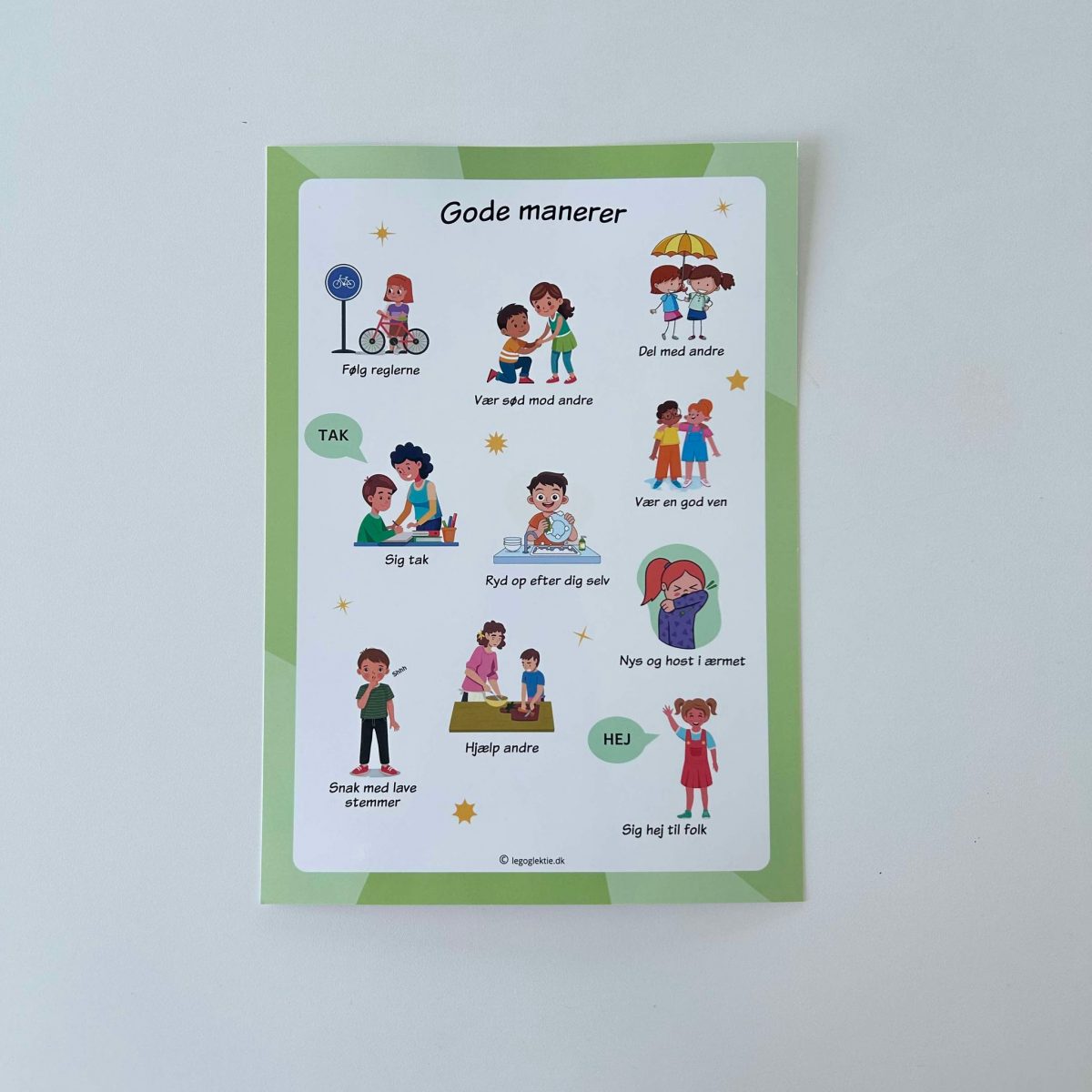 Pakken til sociale spilleregler (4 x tavler) - Billede 5