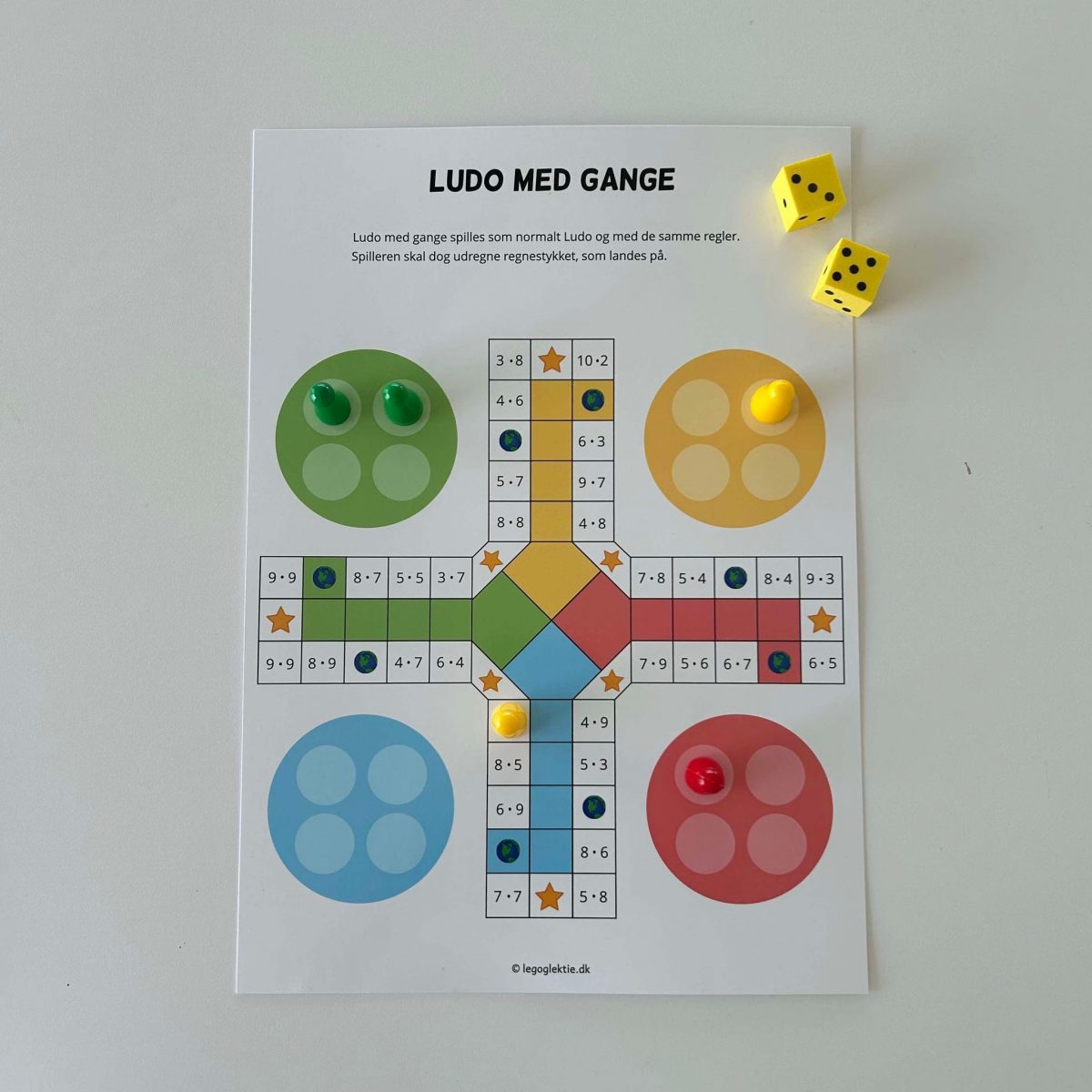 Matematikspil - gange (6 stk) - Billede 3