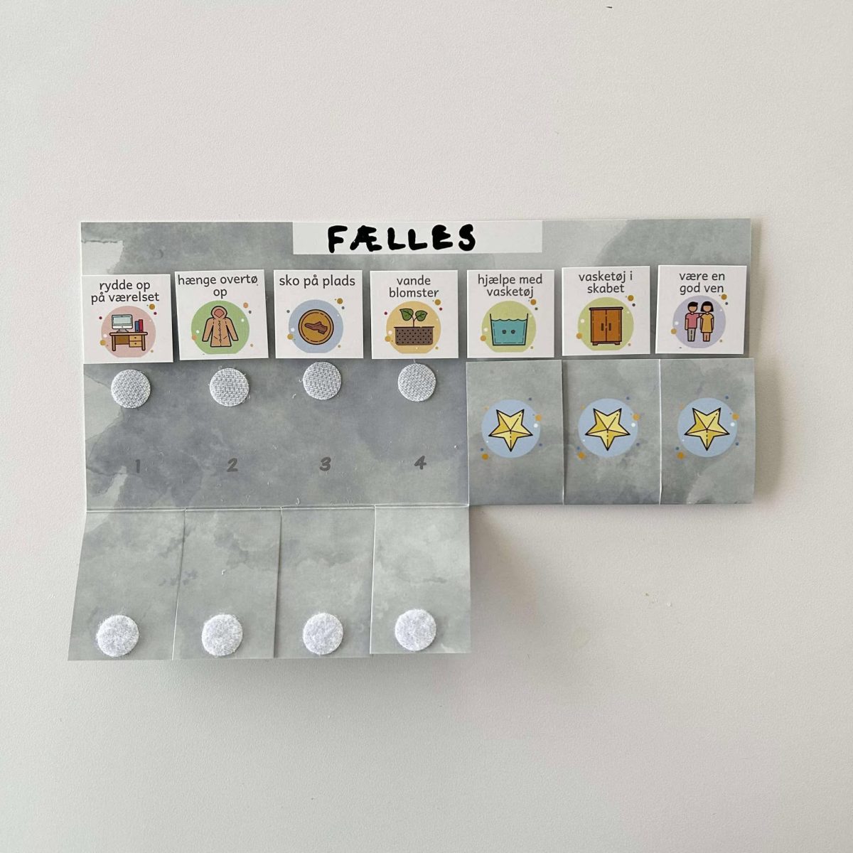 3 x rutineflapper pakke med opgaver og pligter - Billede 4