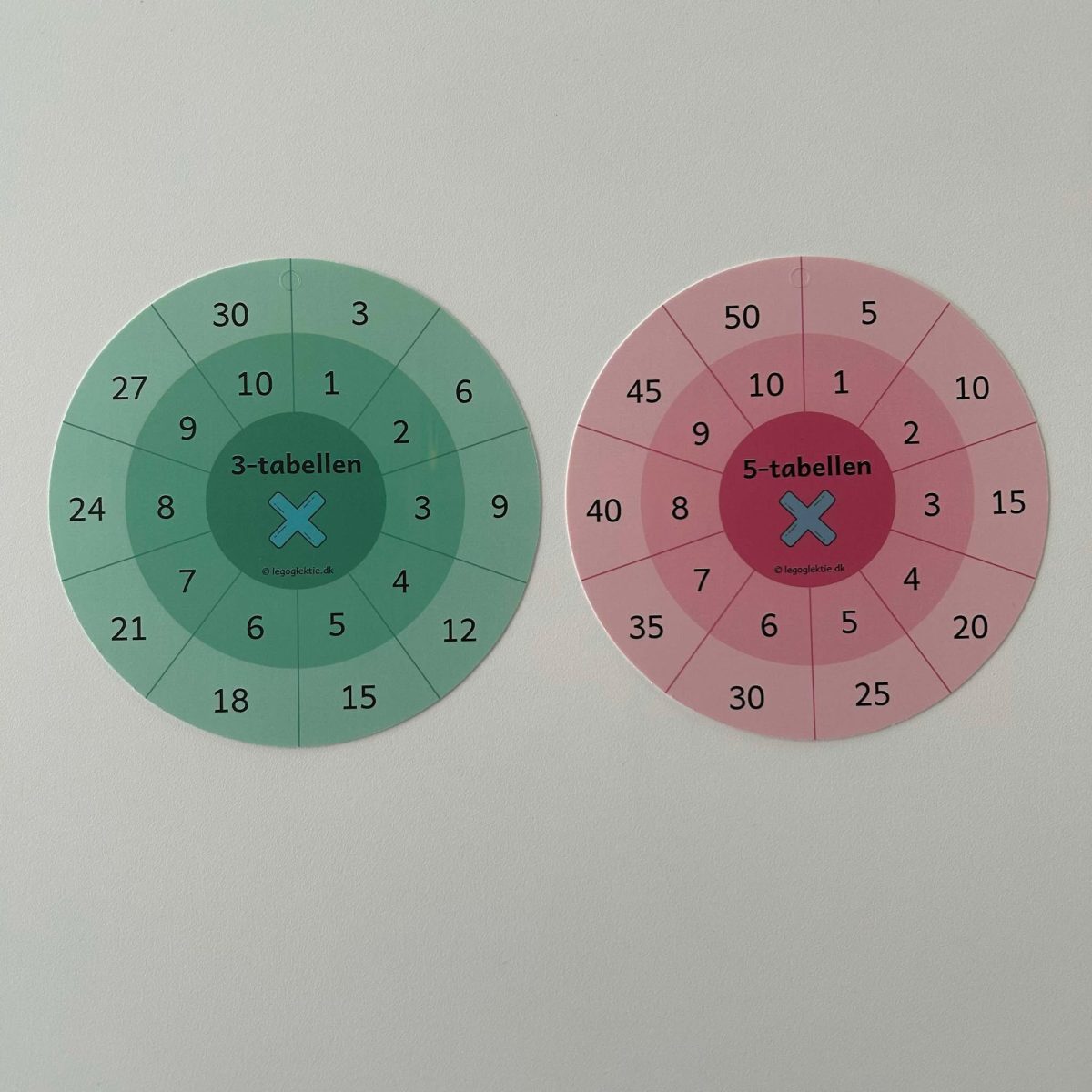 Matematik 0. - 10. klasse - færdigtrykte Leg&Lektie cirkler - Billede 5