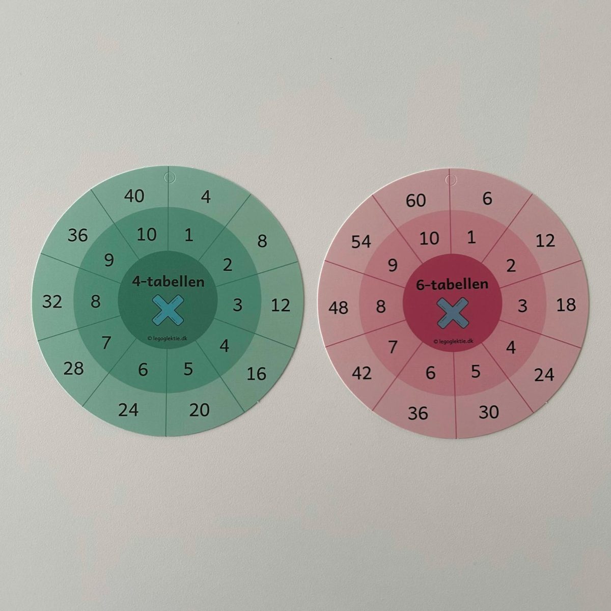 Matematik 0. - 10. klasse - færdigtrykte Leg&Lektie cirkler - Billede 4