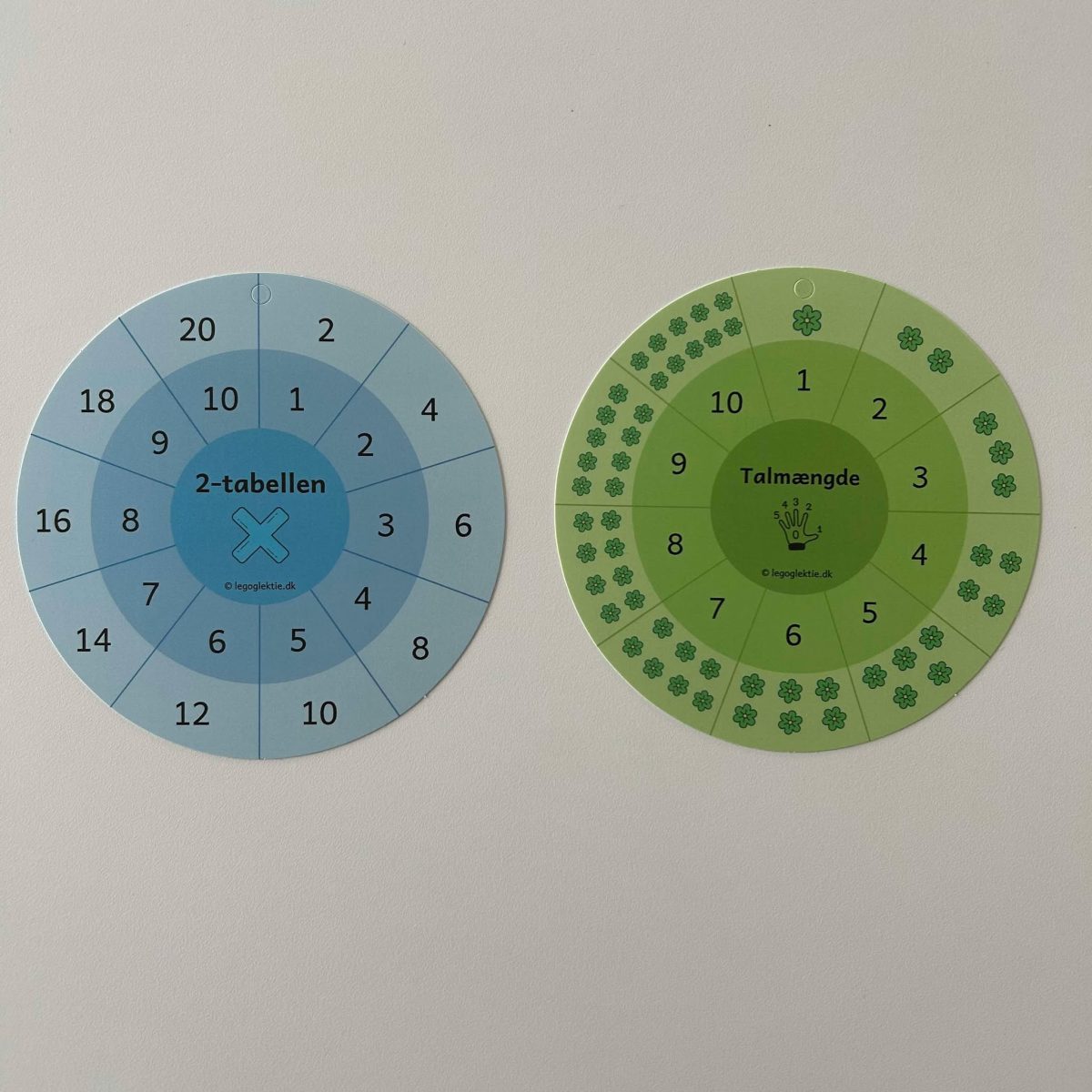 Matematik 0. - 10. klasse - færdigtrykte Leg&Lektie cirkler - Billede 7