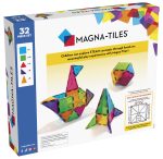 MAGNA-TILES i klare transparente farver 32 stk - Billede 2