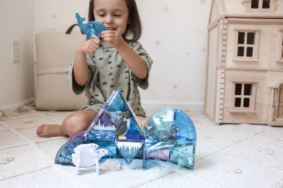 MAGNA-TILES med arktiske dyr 25 stk - Billede 7