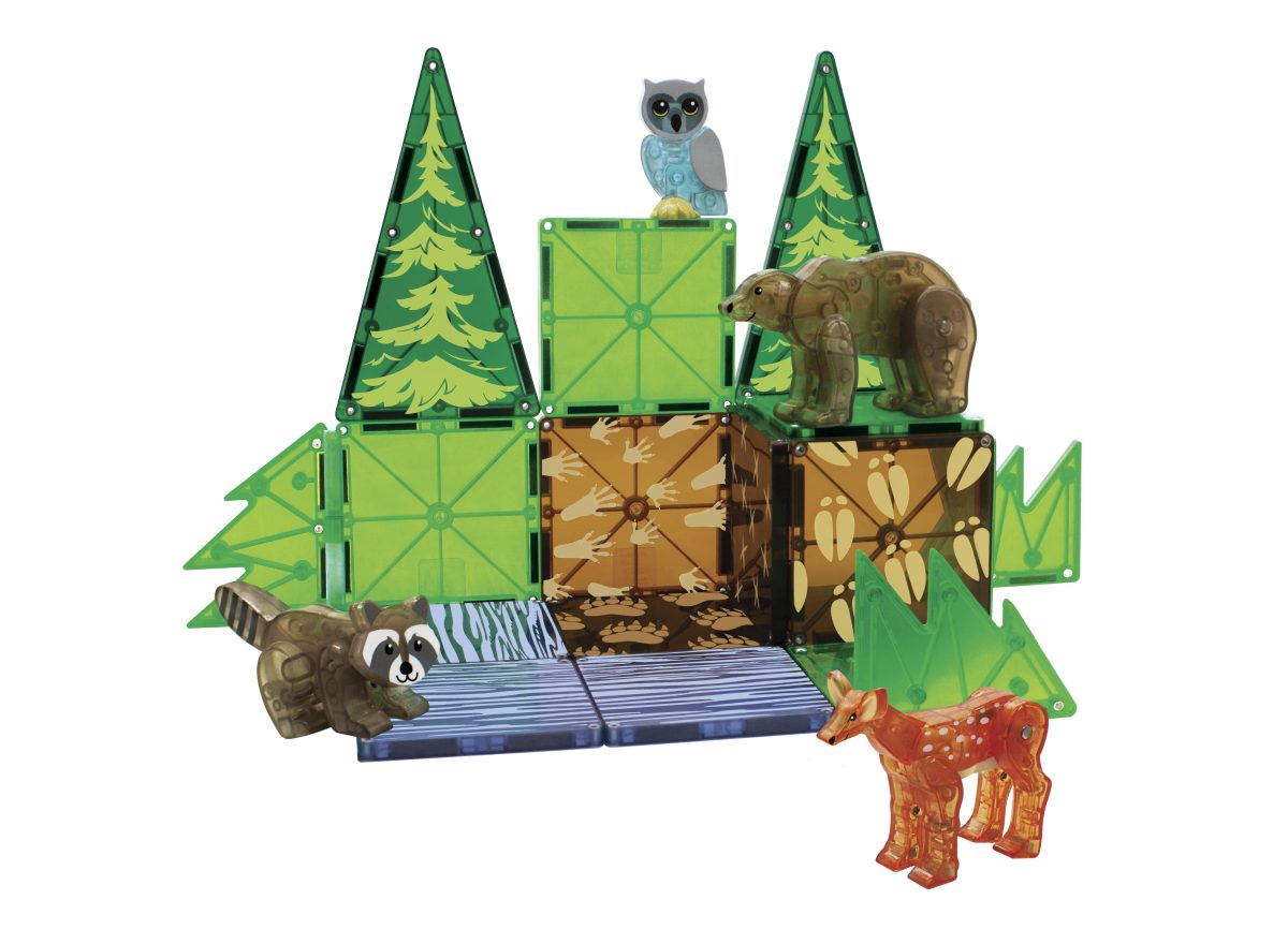 MAGNA-TILES med skovens dyr 25 stk - Billede 3