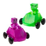MAGNA-TILES racerbane med 2 biler 40 dele - Billede 7