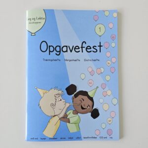 Opgavefest opgavehæfte bog dansk til 1. klasse.