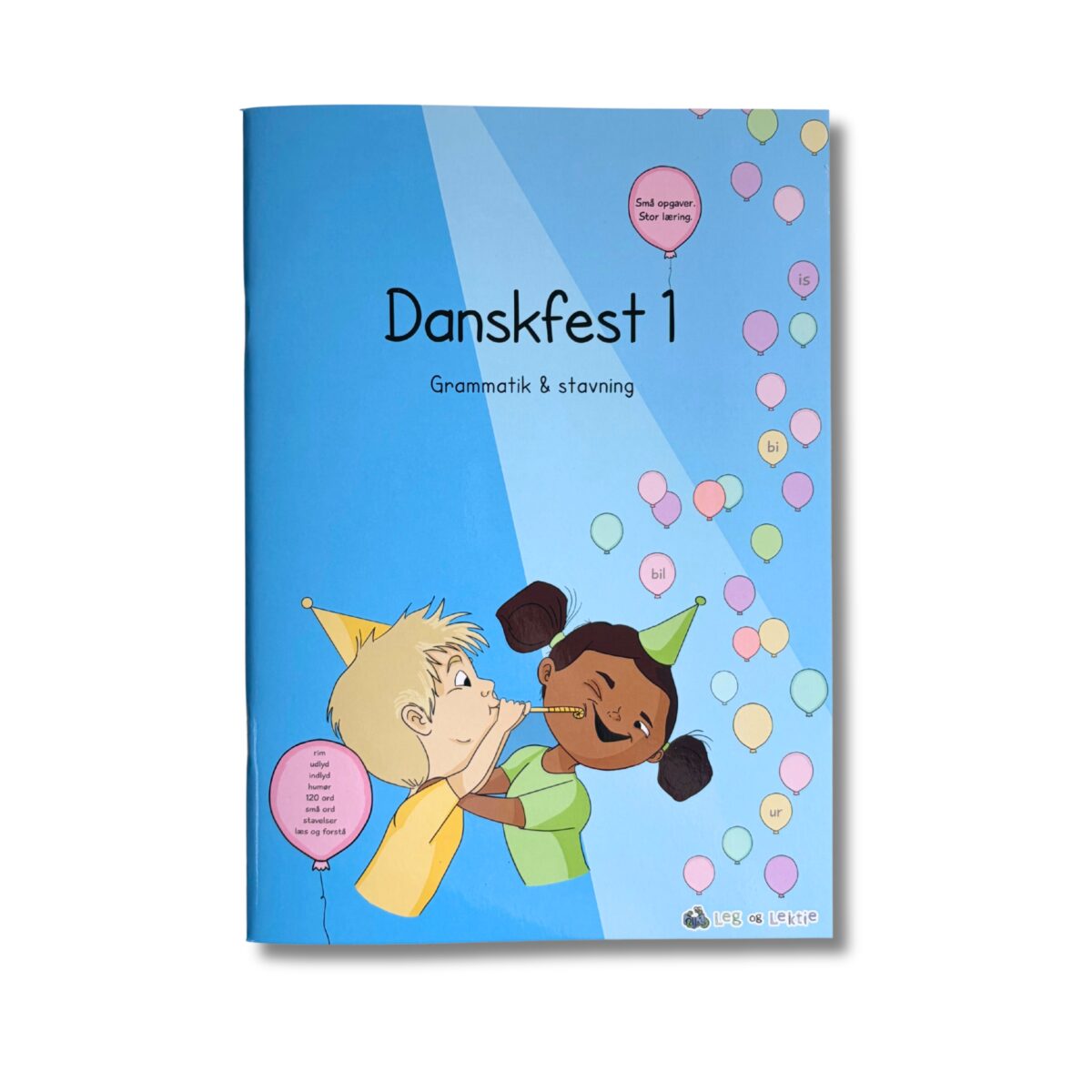 Danskfest 1 opgavebog til dansk med stavning.