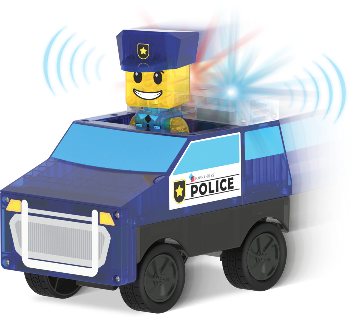 MAGNA-TILES politistation 35 stk - Billede 10