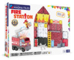 Magna-Tiles brandstation 50 pcs. Legetøj med magneter til børn.