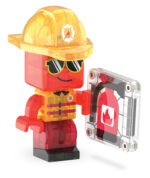 MAGNA-TILES brand- og redningsaktion 27 stk - Billede 6