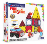 Magna-Tiles brandstation brandaktion, redningsaktion 27 pcs. Legetøj med magneter til børn.