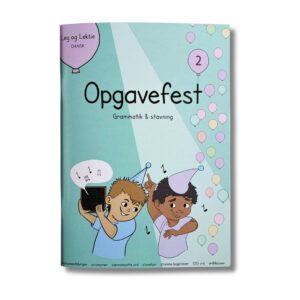 Opgavefest 2. klasse er en opgavebog til dansk 2. klasse.