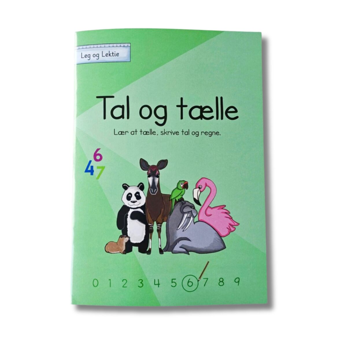 Tal og tælle er en opgavebog til matematik førskole og 0. klasse med matematik.