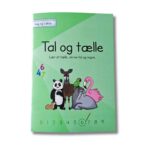 Tal og tælle er en opgavebog til matematik førskole og 0. klasse med matematik.