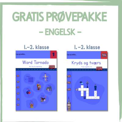 PRØVEPAKKE engelsk 1. - 2. klasse