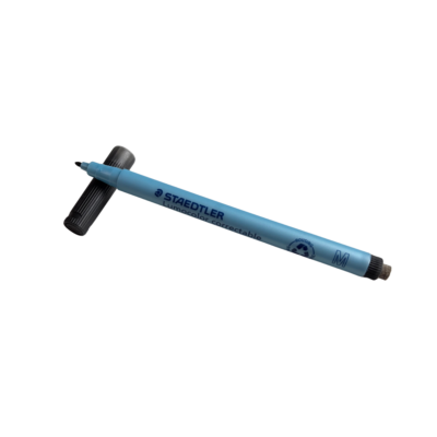 Staedtler whiteboardtusch med viskelæder.