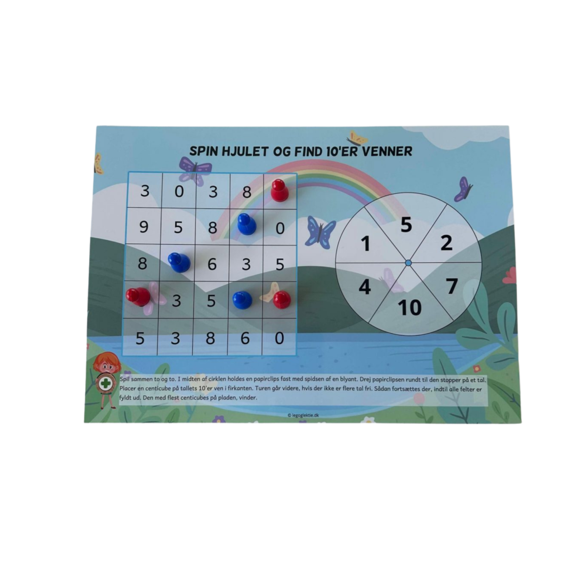 Matematikspil med plus og minus (8 stk) - Billede 5